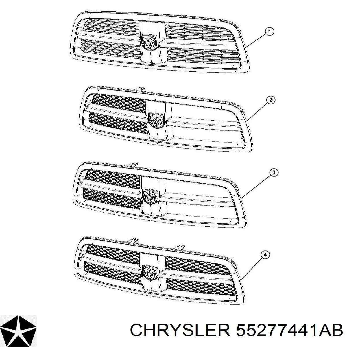 Купить 3173052 Polcar Решетка радиатора