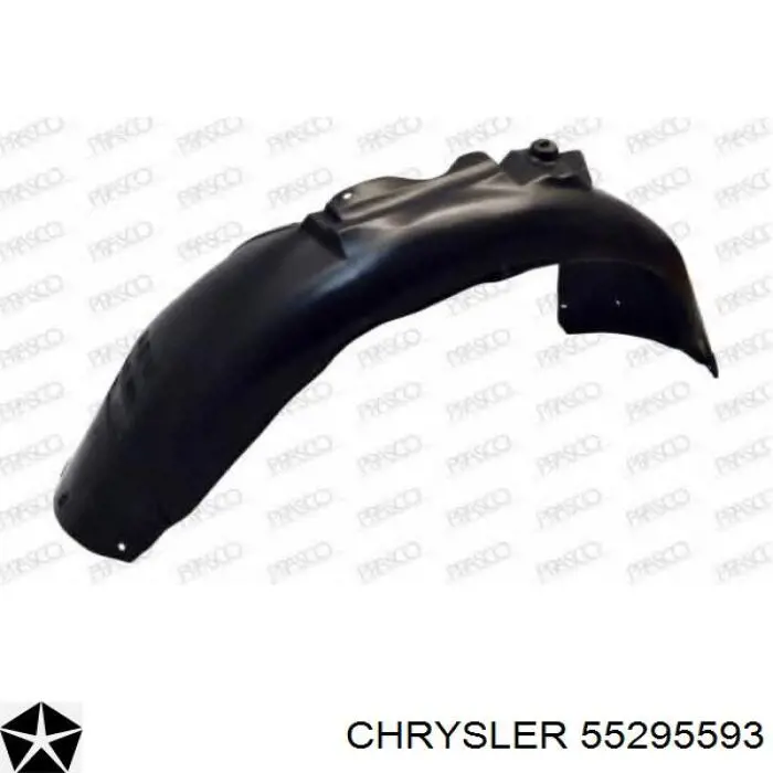 Подкрылок крыла переднего левый Chrysler 55295593 цена, от 10.78 USD