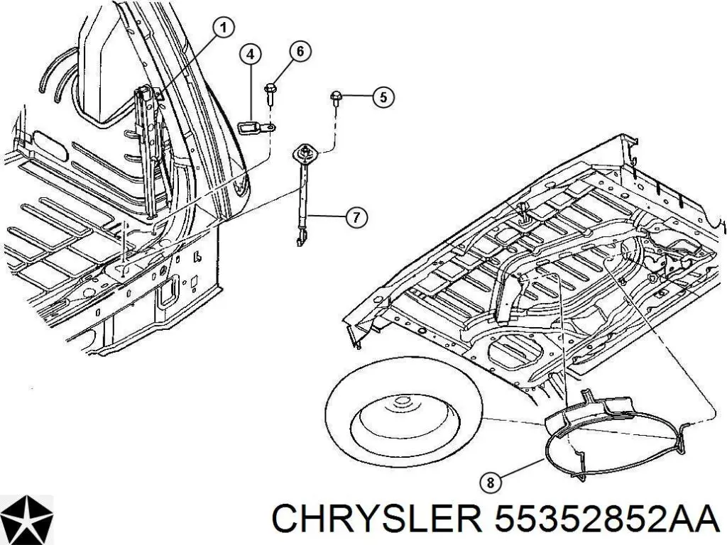  Chrysler 55352852AA цена, от 27.83 USD