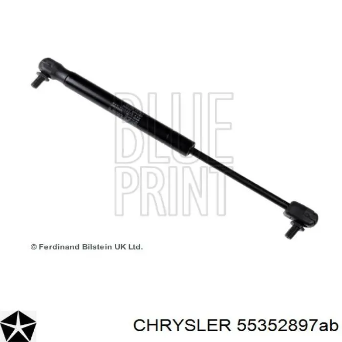 55352897AB Chrysler Амортизатор капота левый