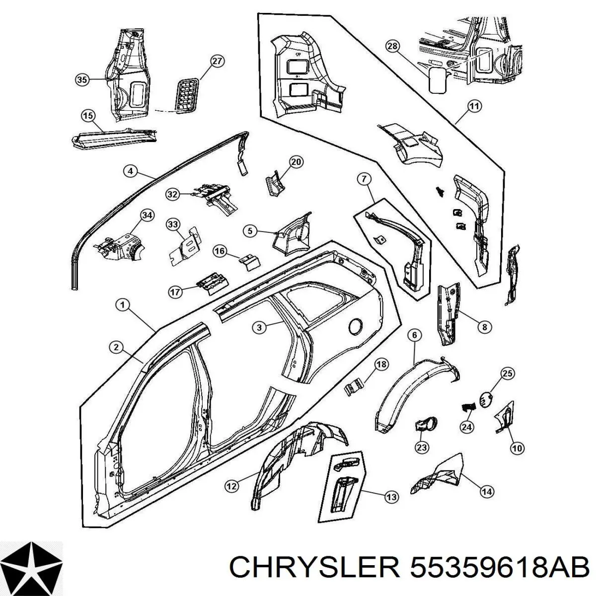  55359618AB Chrysler