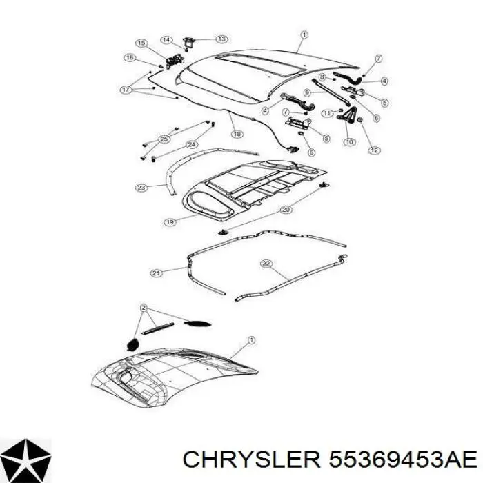 Купить PCR20055B Signeda Капот