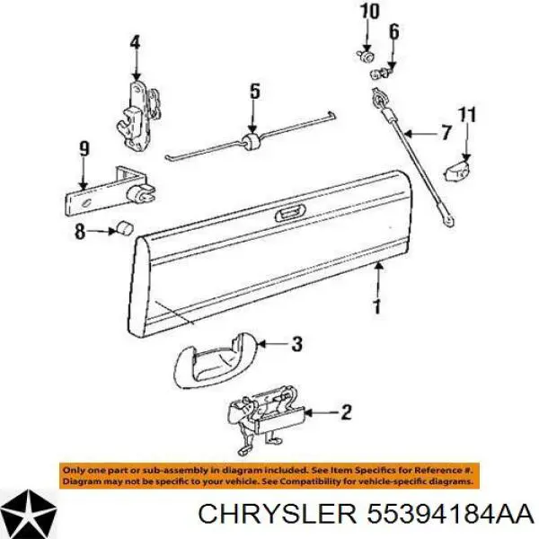  Chrysler 55394184AA цена, от 25.34 USD