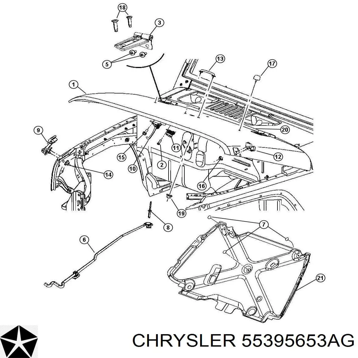  55395653AG Chrysler