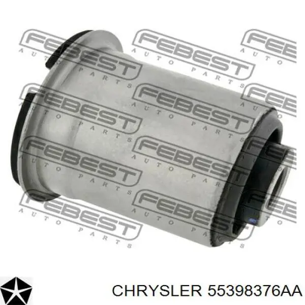 55398376AA Chrysler braço oscilante inferior direito de suspensão dianteira