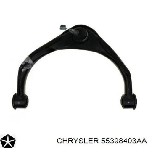 55398403AA Chrysler braço oscilante superior esquerdo de suspensão dianteira