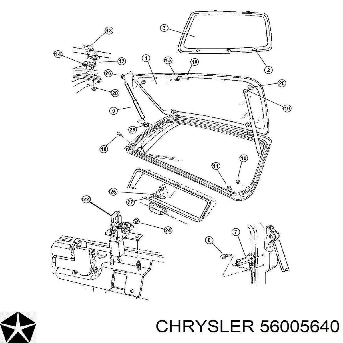  Chrysler 56005640 цена, от 14.60 USD