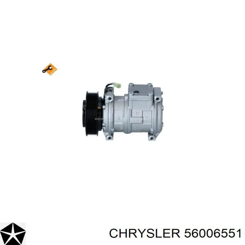 Компрессор системы кондиционирования Chrysler 56006551 цена, от 147.37 USD