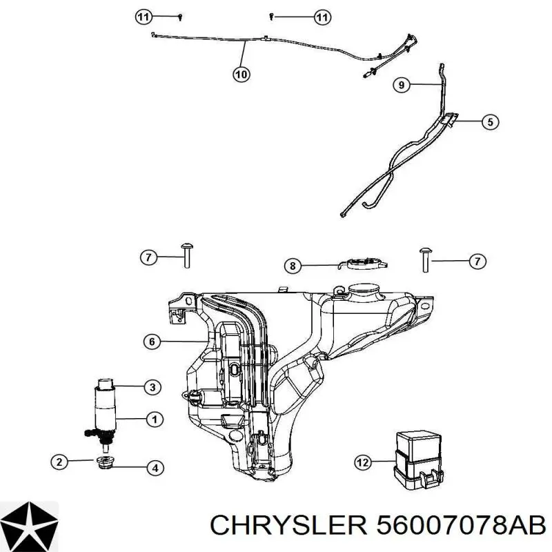 Купить 56007078 Chrysler 