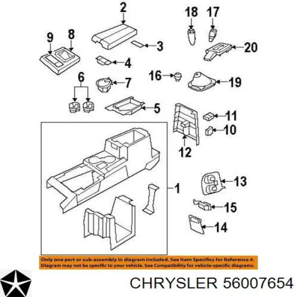  Chrysler 56006221 цена, от 35.15 USD