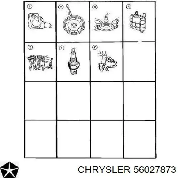 Купить 56027873 Chrysler Термодатчик охлаждающей жидкости