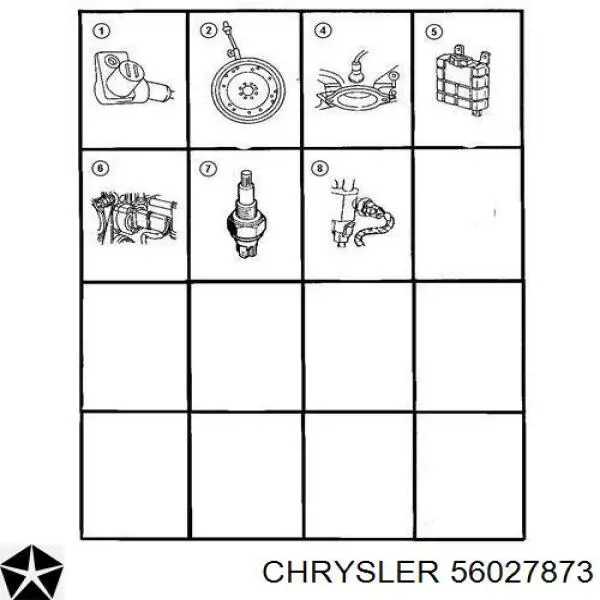 Датчик температуры охлаждающей жидкости 56027873 Chrysler