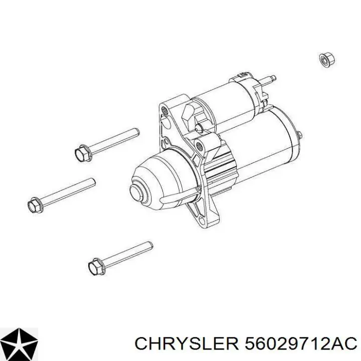 Стартер 56029712AC Chrysler