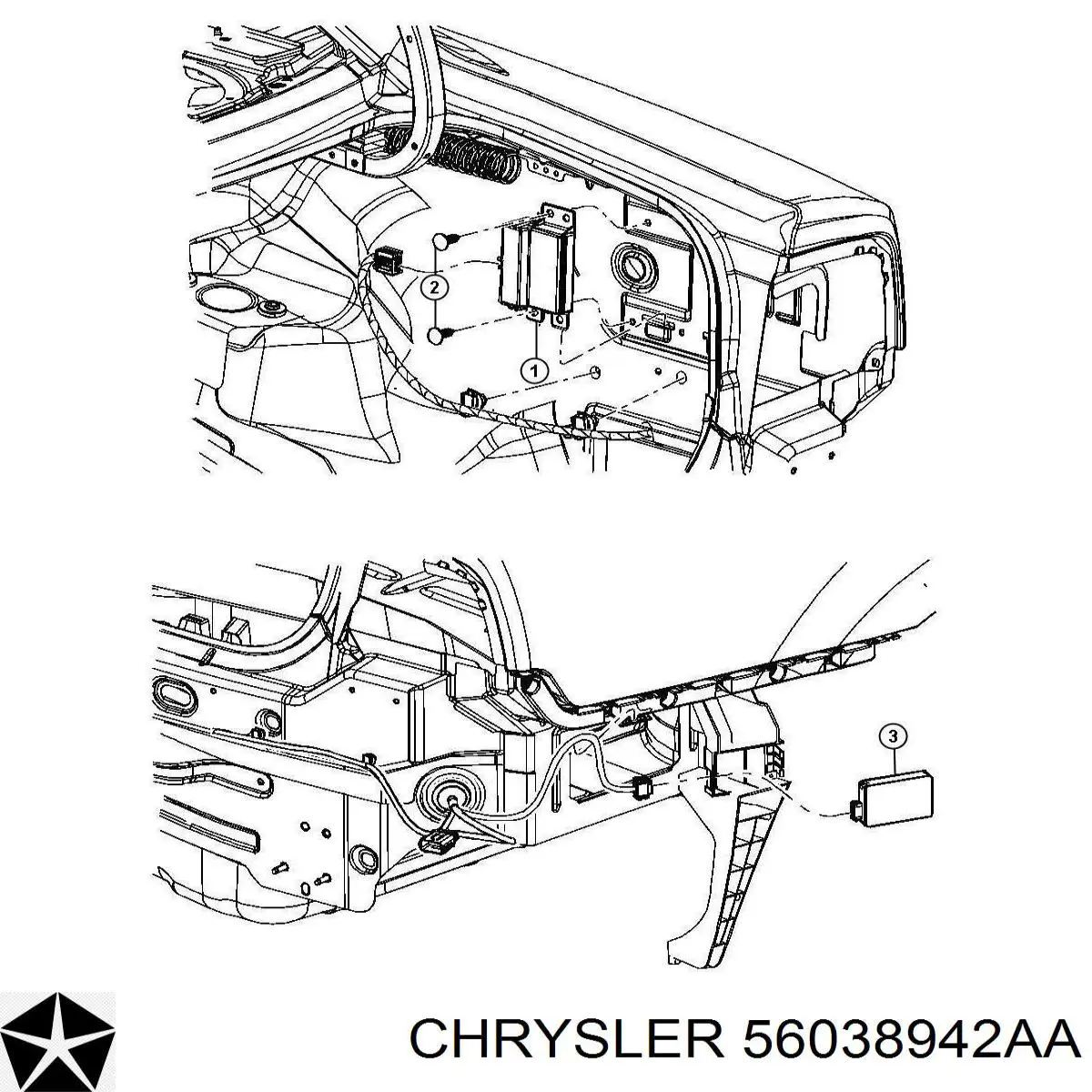  Chrysler 56038942AA цена, от 48.69 USD