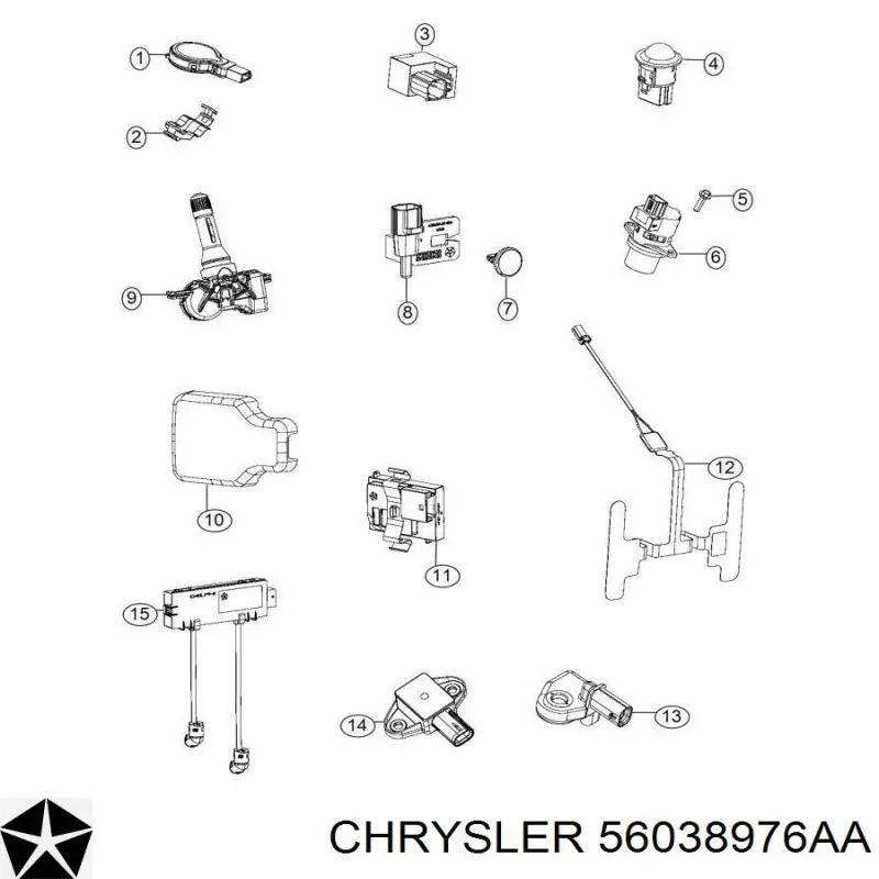 56038976AA Chrysler 