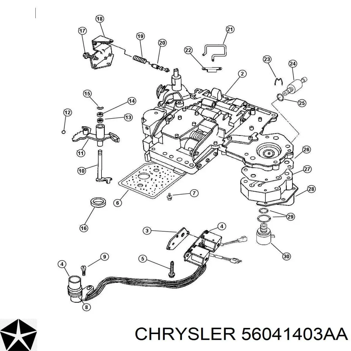 68187998AB Chrysler датчик давления масла