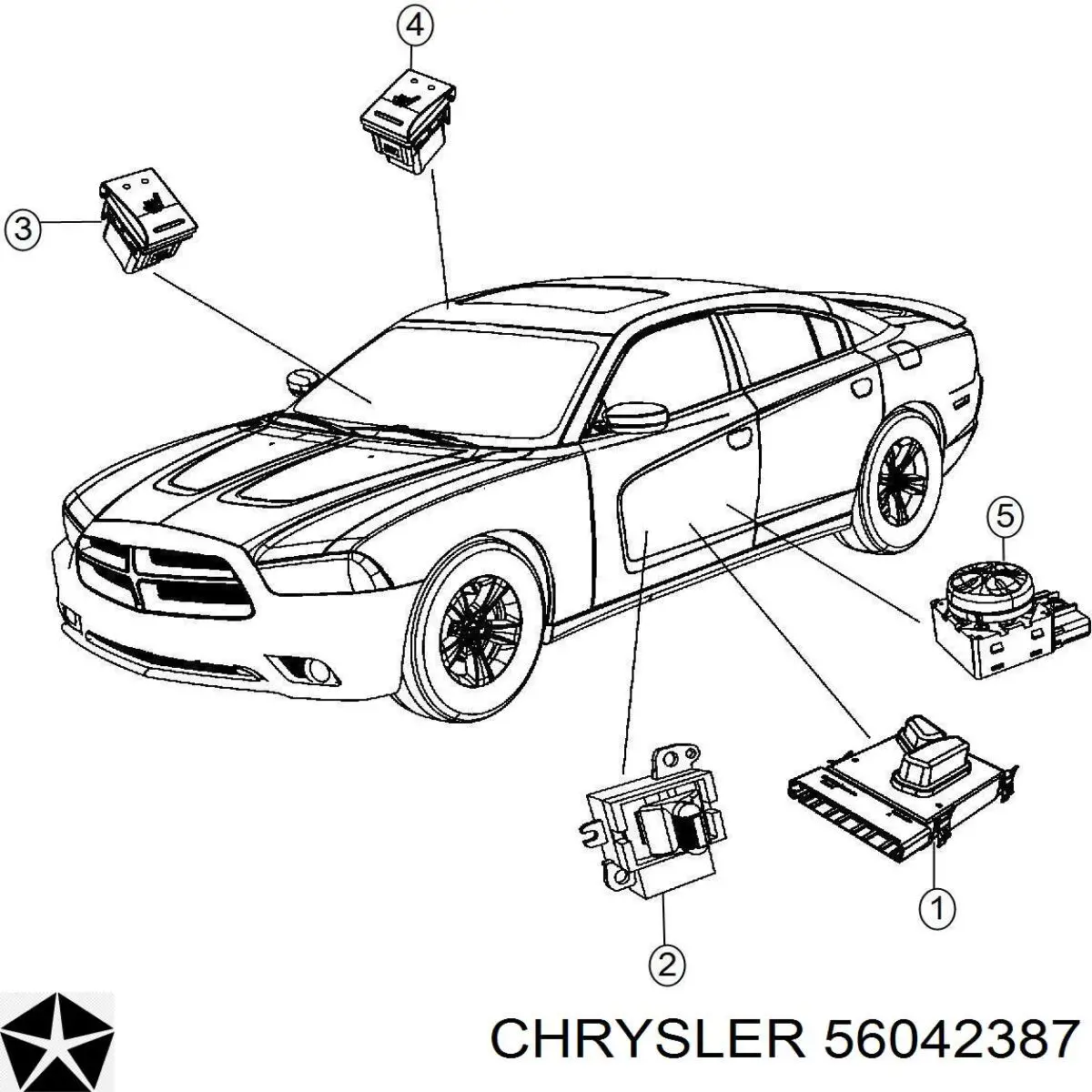  Chrysler 56042387 цена, от 48.21 USD