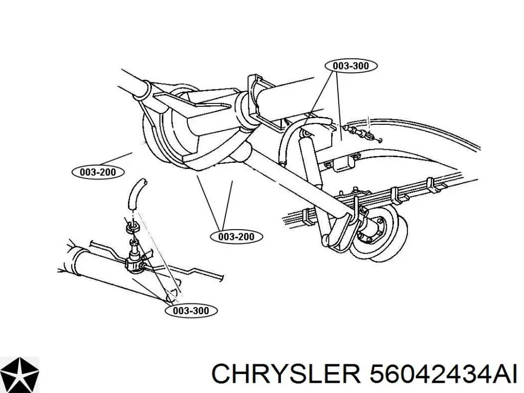 Купить 56042434AI Chrysler Левый подрулевой переключатель