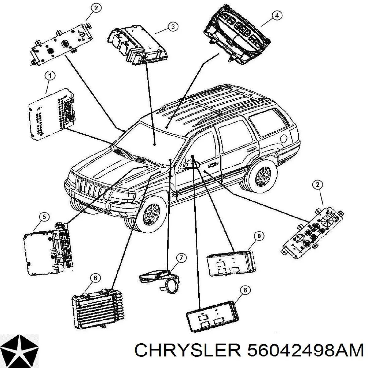  Chrysler 56042498AM цена, от 123.73 USD