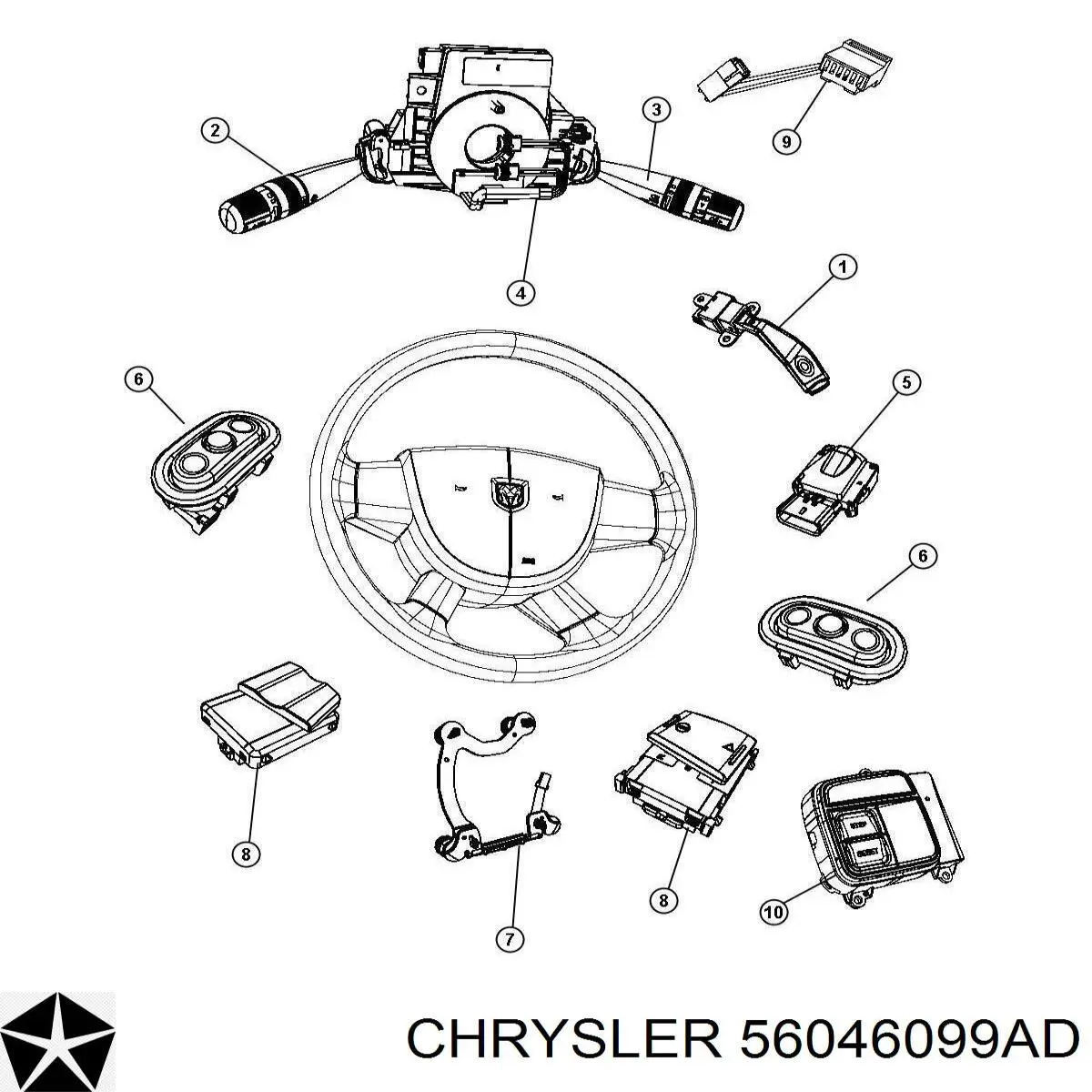  K56046099AC Fiat/Alfa/Lancia