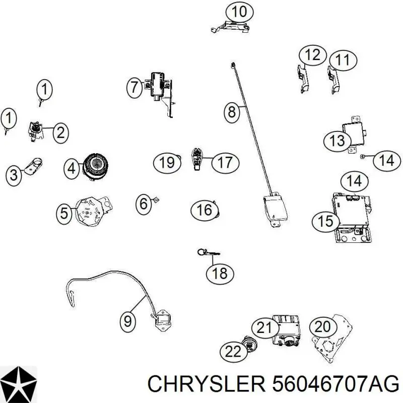 56046707AG Chrysler 