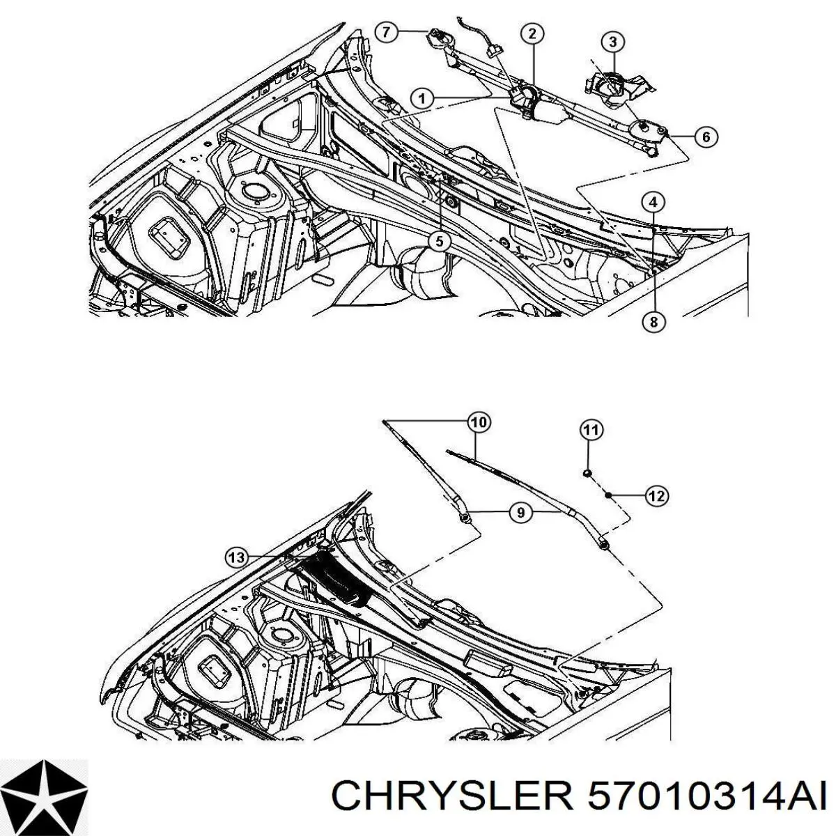  K57010314AH Fiat/Alfa/Lancia