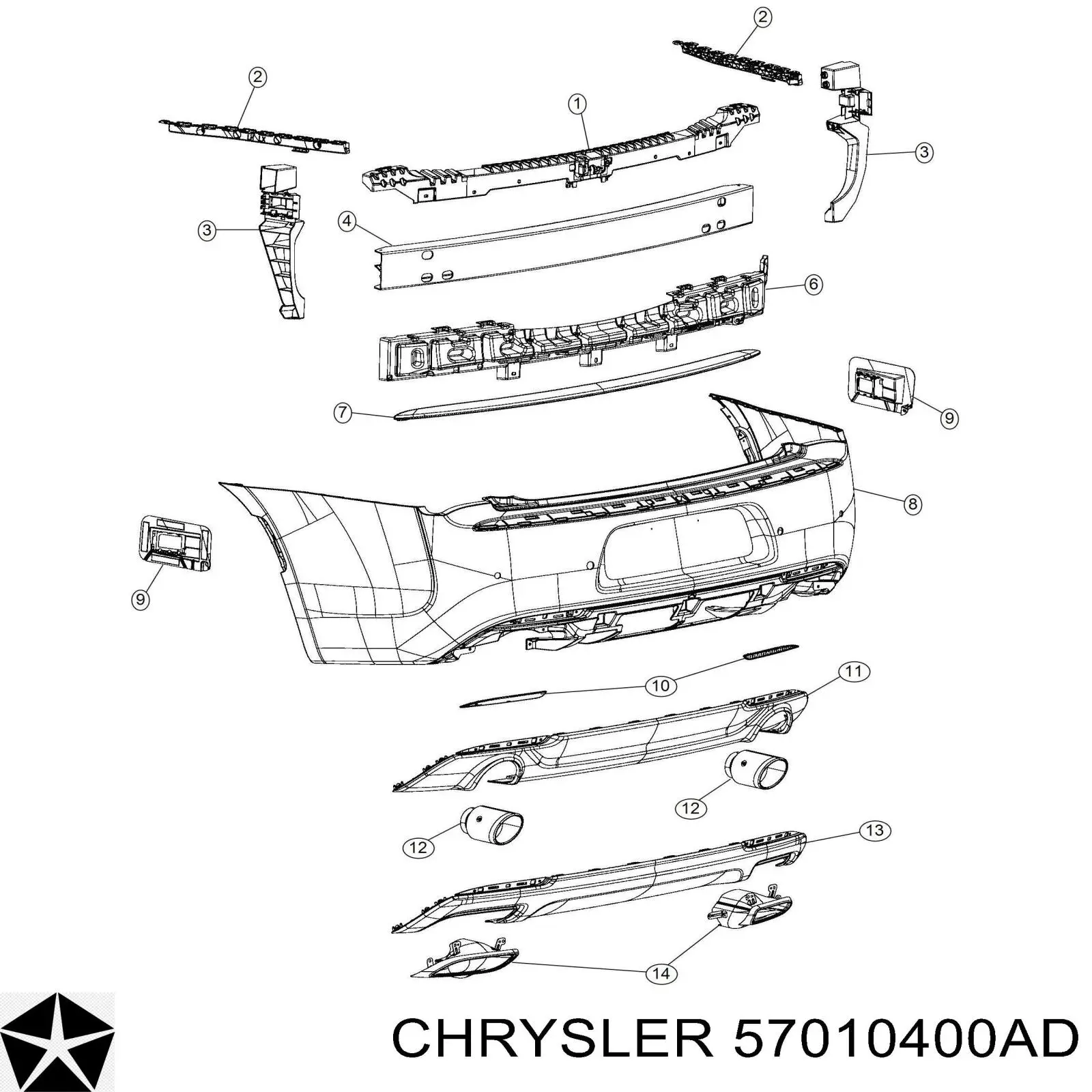 Купить 57010400AD Chrysler 