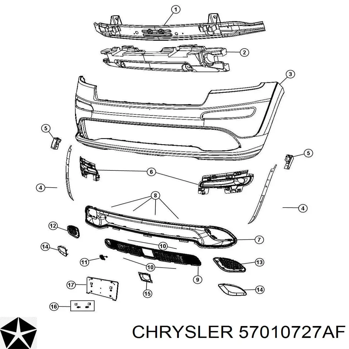 Купить FP3809940 FPS Буфер бампера переднего