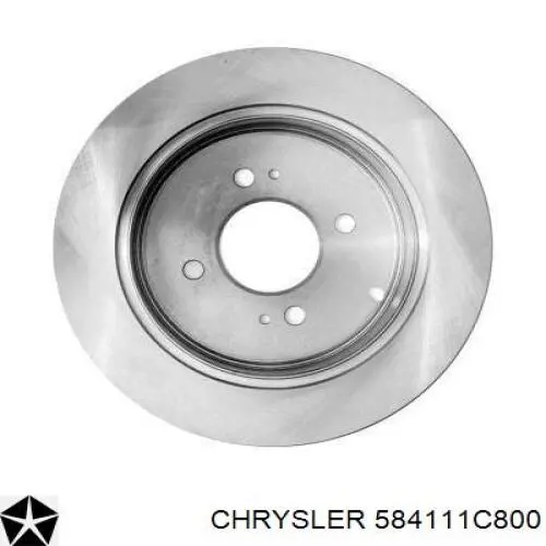 584111C800 Chrysler диск тормозной задний
