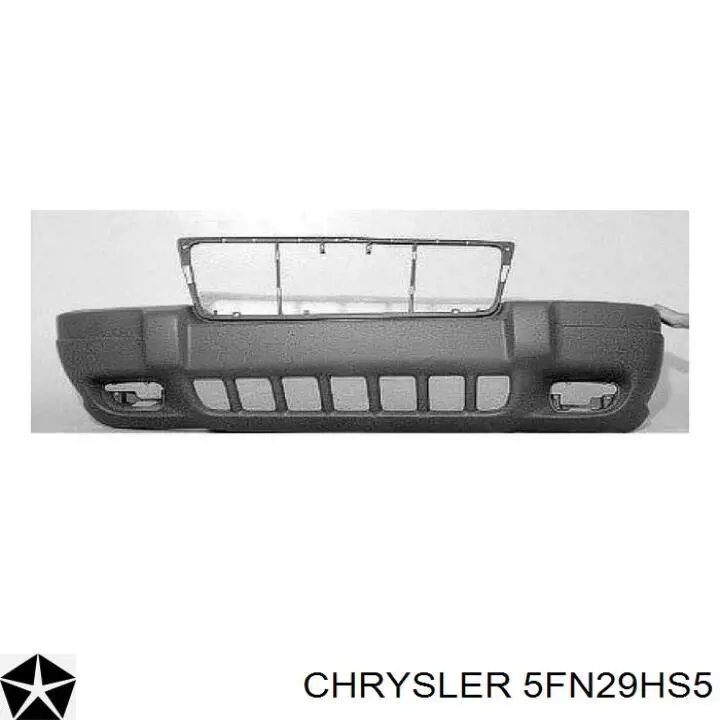 Передний бампер 5FN29HS5 Chrysler