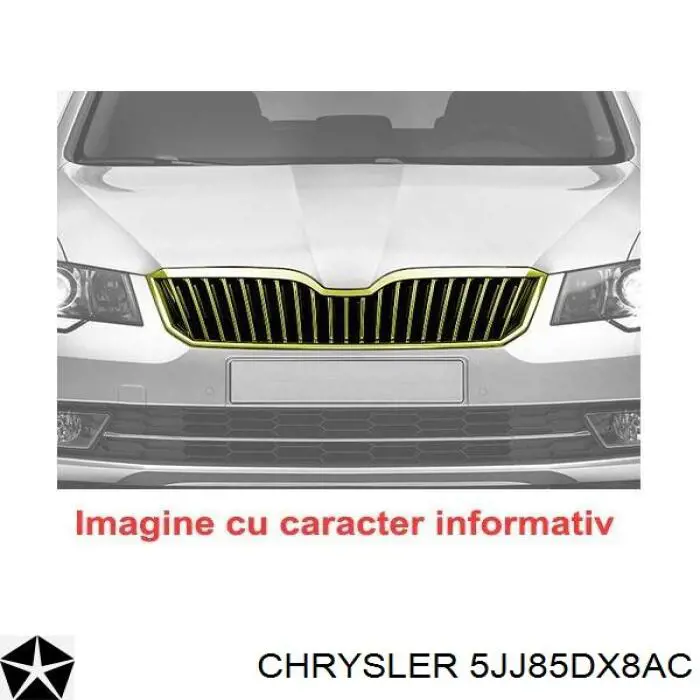 Купить 5JJ85DX8AE Chrysler Решетка радиатора