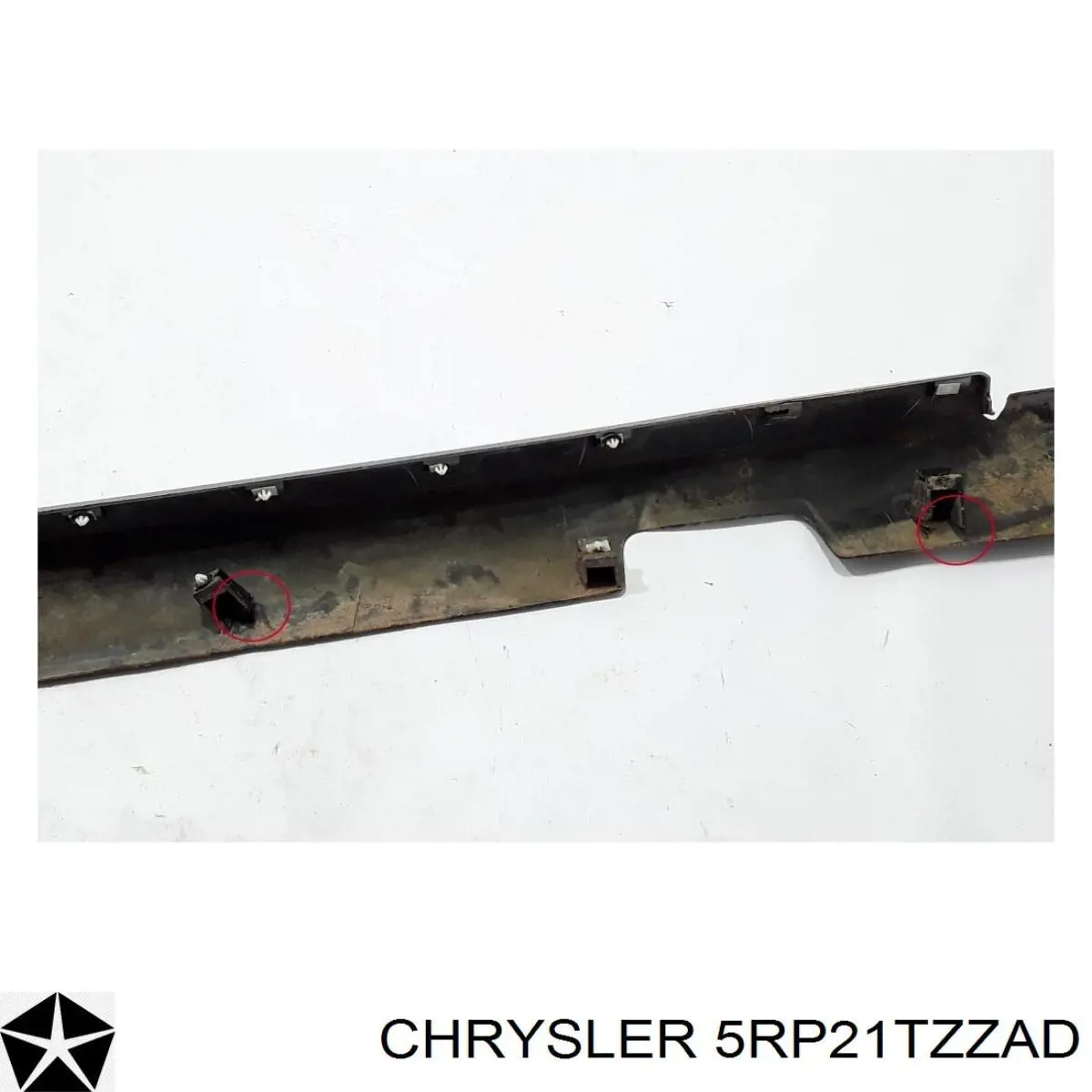 Накладка (молдинг) порога наружная левая 5RP21TZZAG Chrysler