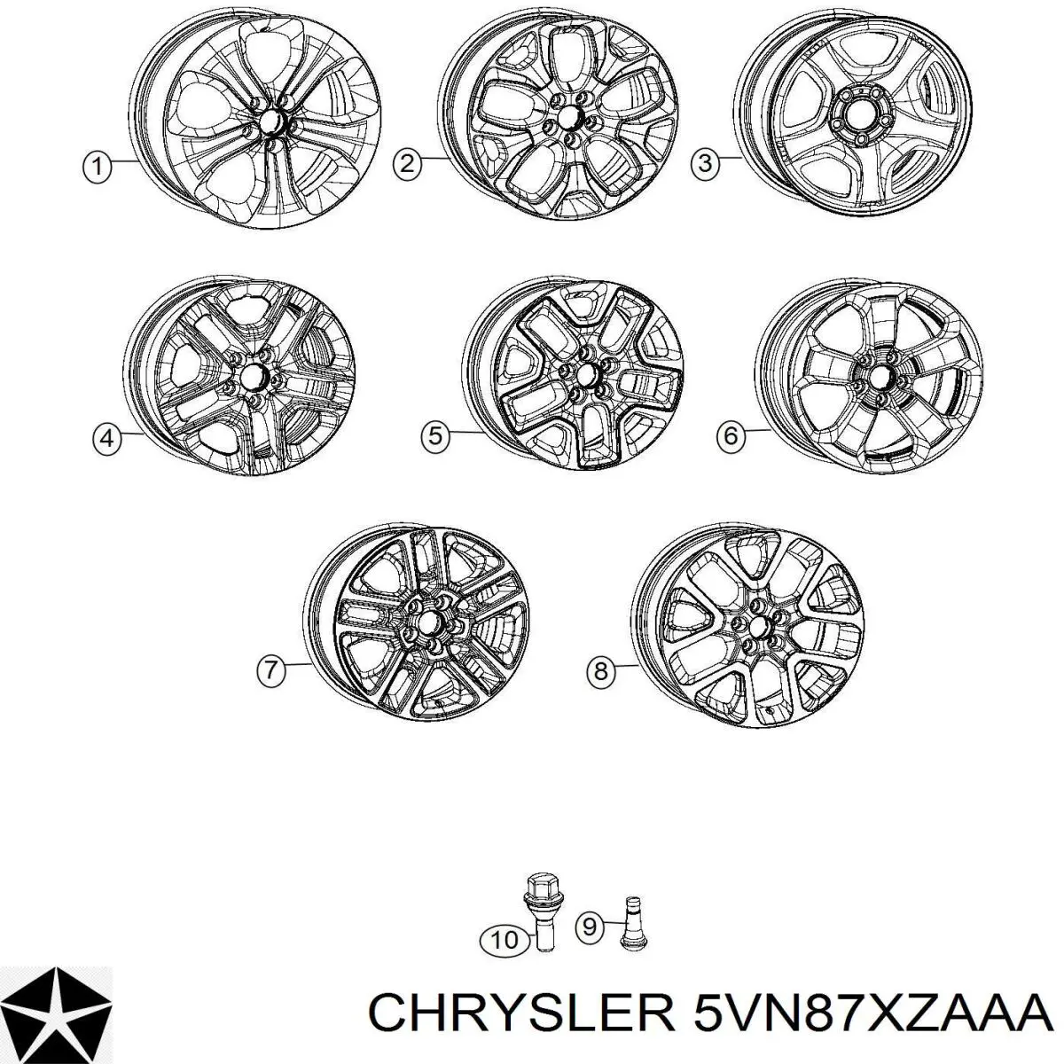 5VN87XZAAA Chrysler 