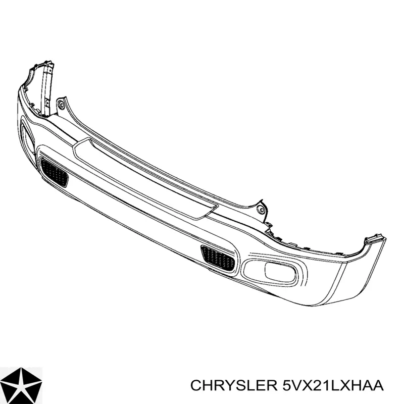 Бампер задний Chrysler 5VX21LXHAA цена, от 798.67 USD