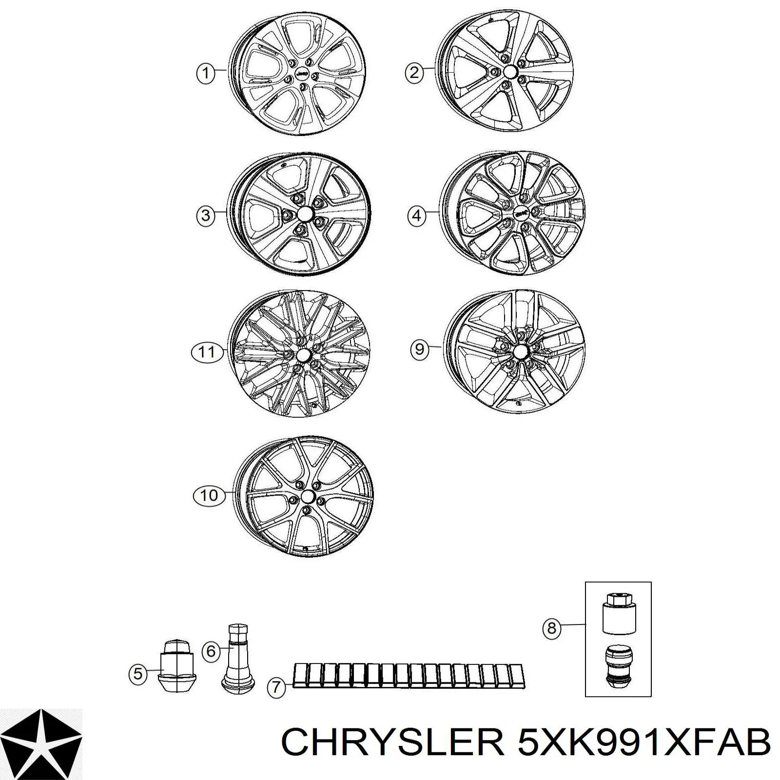  5XK991XFAA Chrysler