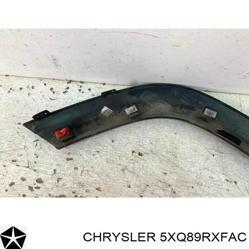 Молдинг задней арки крыла, левый Chrysler 5XQ89RXFAC цена, от 26.81 USD