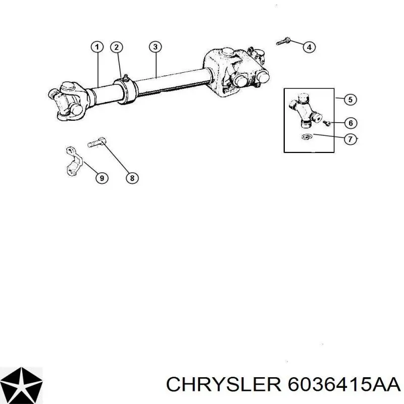 Купить 6036415AA Chrysler 