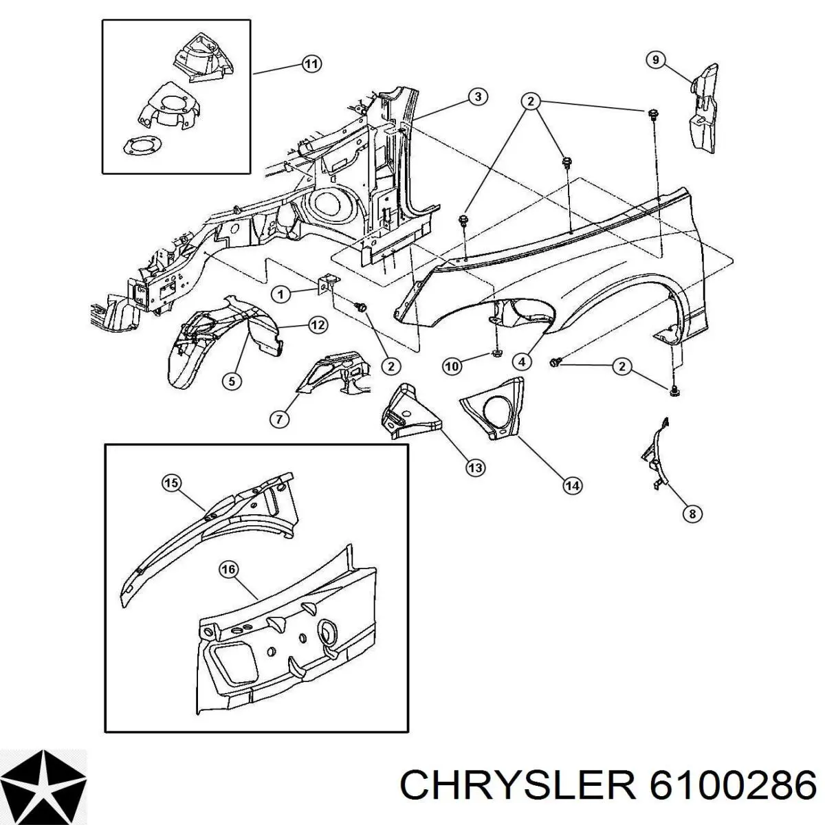 Купить 6100286 Chrysler ВУТ