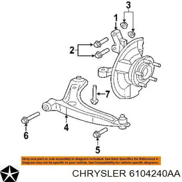 6104240AA Chrysler 