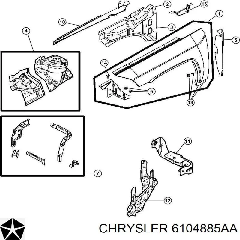  06104885AA Chrysler