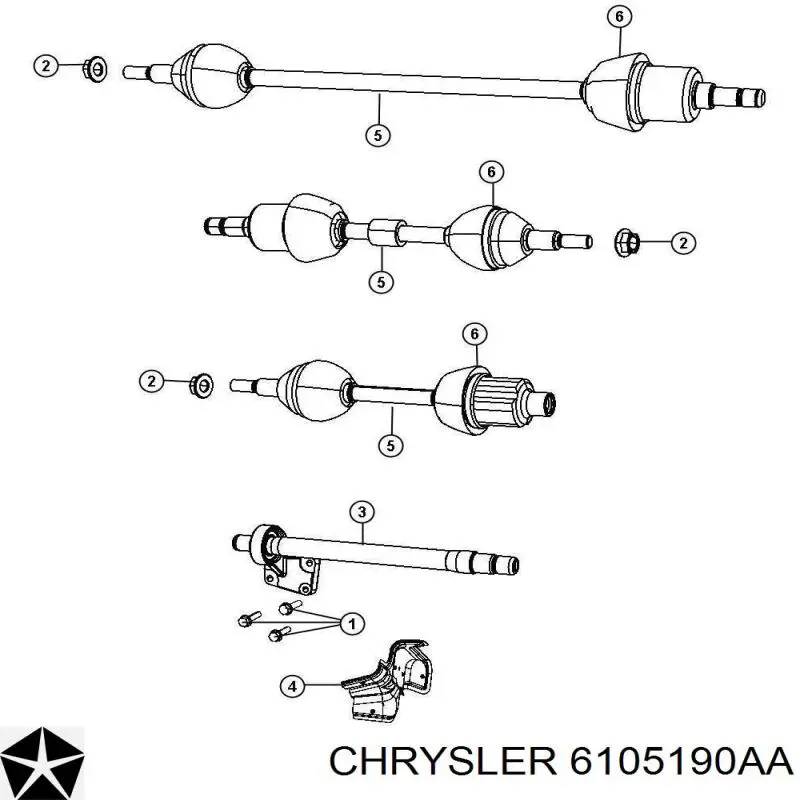 06105190AA Chrysler 