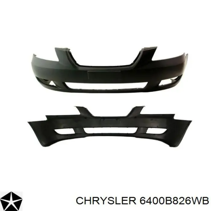 Купить Передний бампер Митсубиси Аутлендер II XL CWW