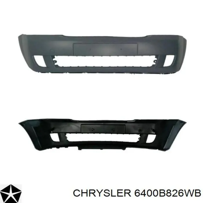  Передний бампер Mitsubishi Outlander 