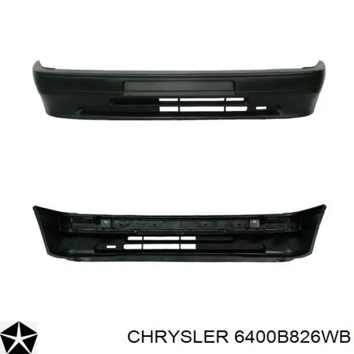  Передний бампер Mitsubishi Outlander 