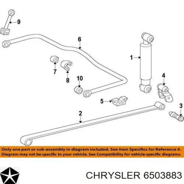  Chrysler 6503883 цена, от 55.87 USD