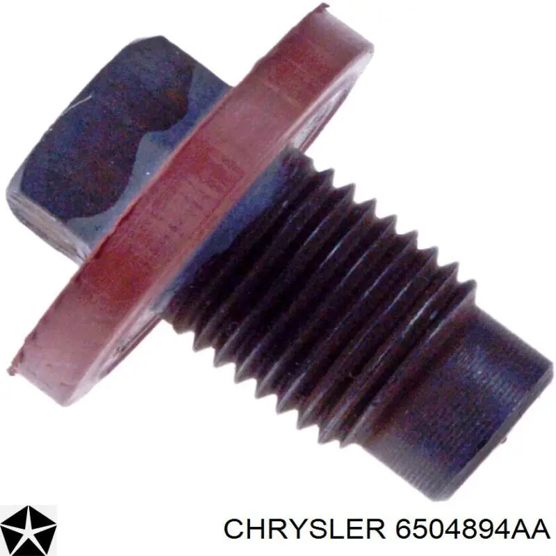 6504894AA Chrysler пробка поддона двигателя