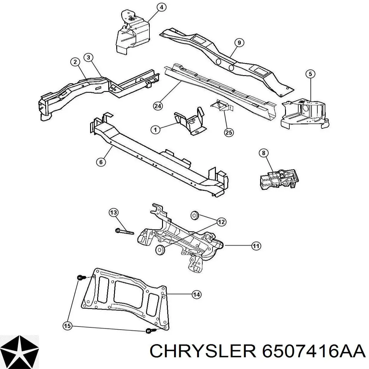  Chrysler 06507416AA цена, от 96.16 USD