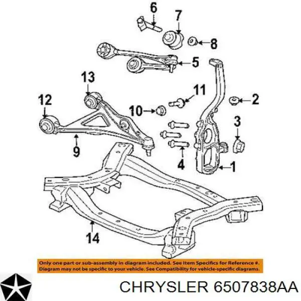 06507838AA Chrysler 