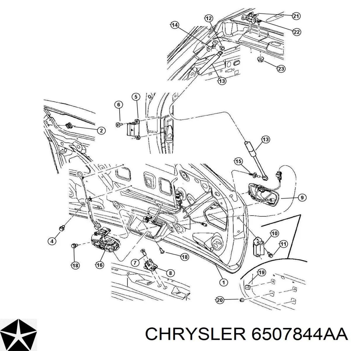  Chrysler 6507844AA цена, от 8.36 USD