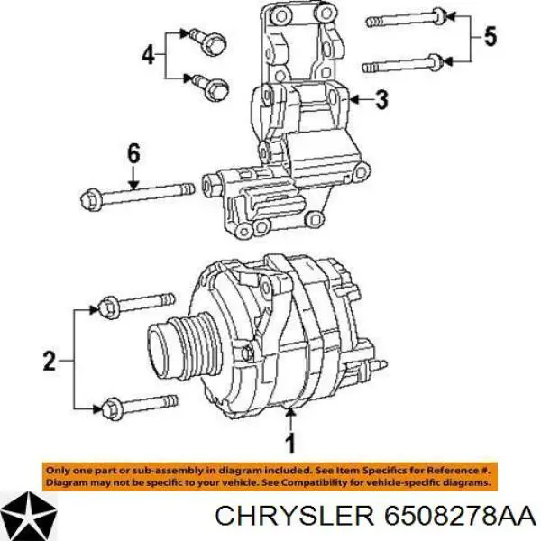  06508278AA Chrysler